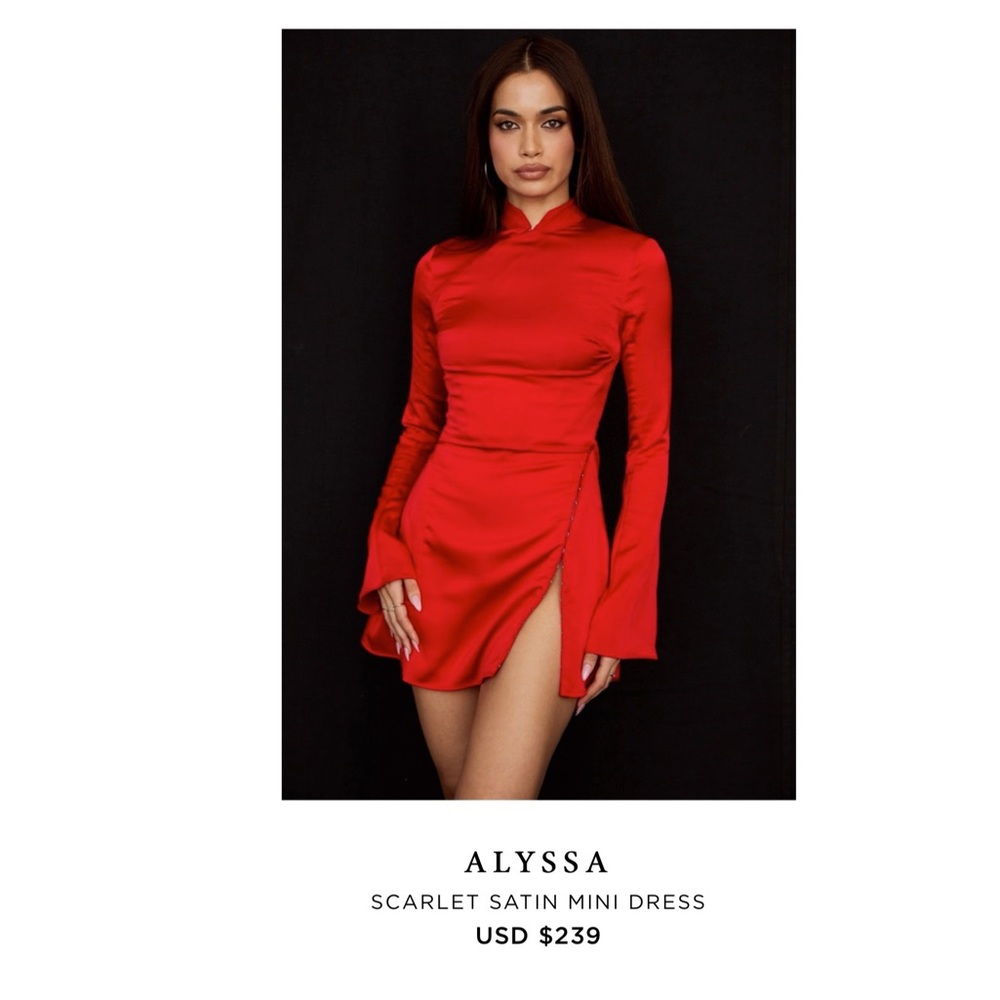 House of CB Alyssa dress in red - size small